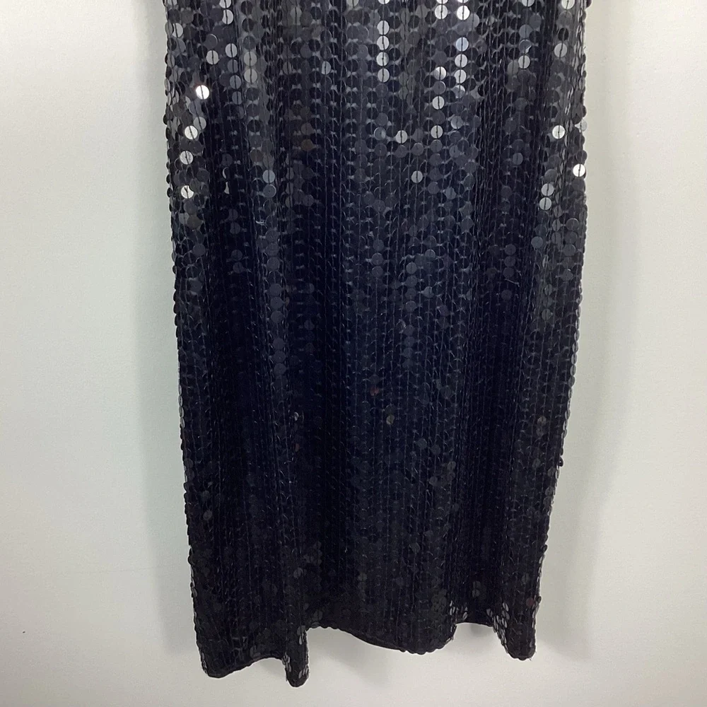 Niteline By Della Roufogali High Neck Sequin Dress